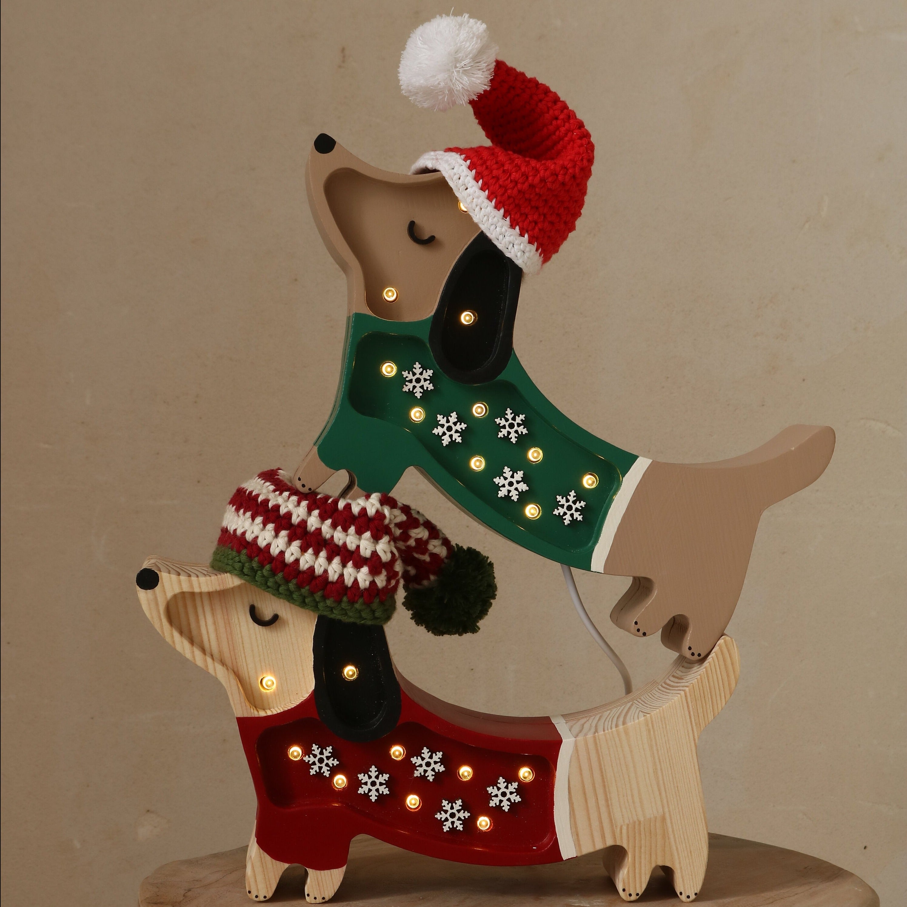 Little Lights Mini Holiday Puppy Lamp (Limited Edition)