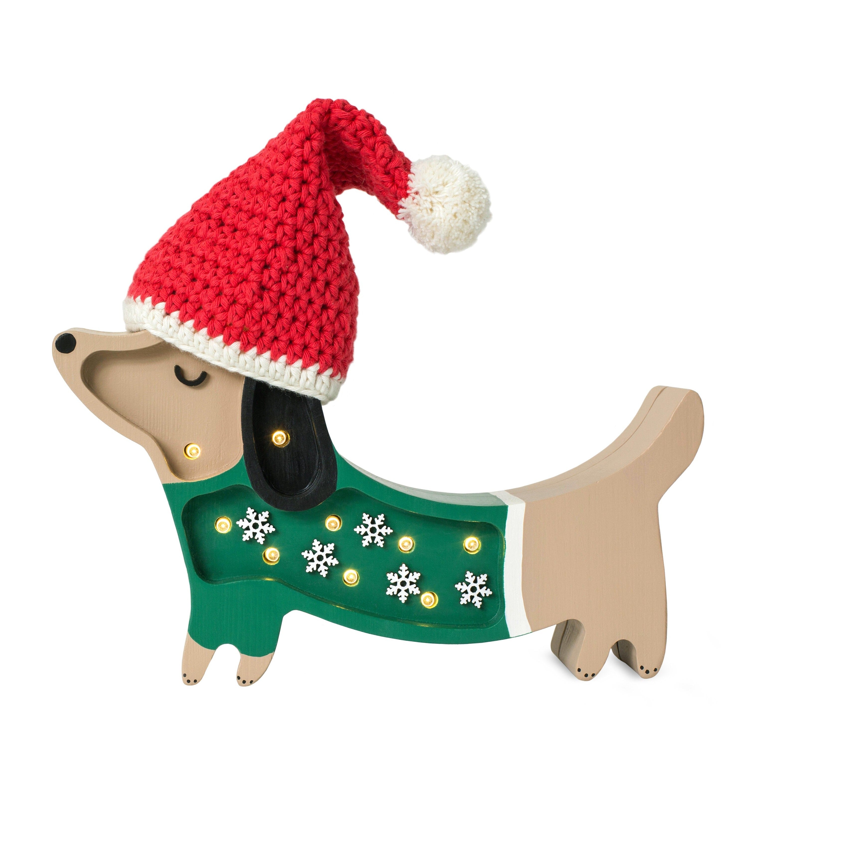 Little Lights Mini Holiday Puppy Lamp (Limited Edition)