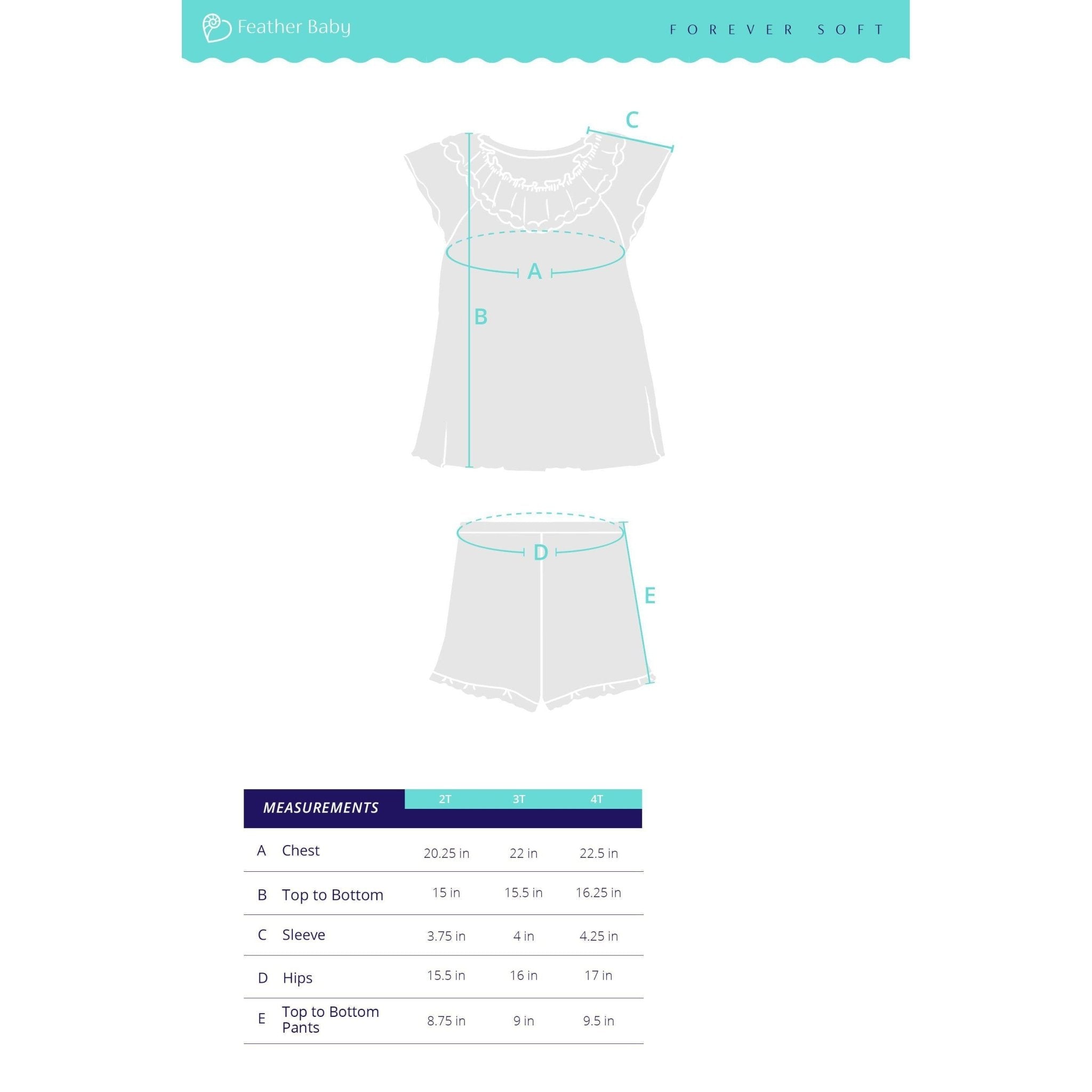 Ruched Tunic Set - Splashes on White - Blissfully Lavender BoutiqueFeather Baby
