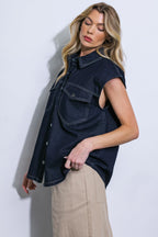 Women’s Dark Denim Top