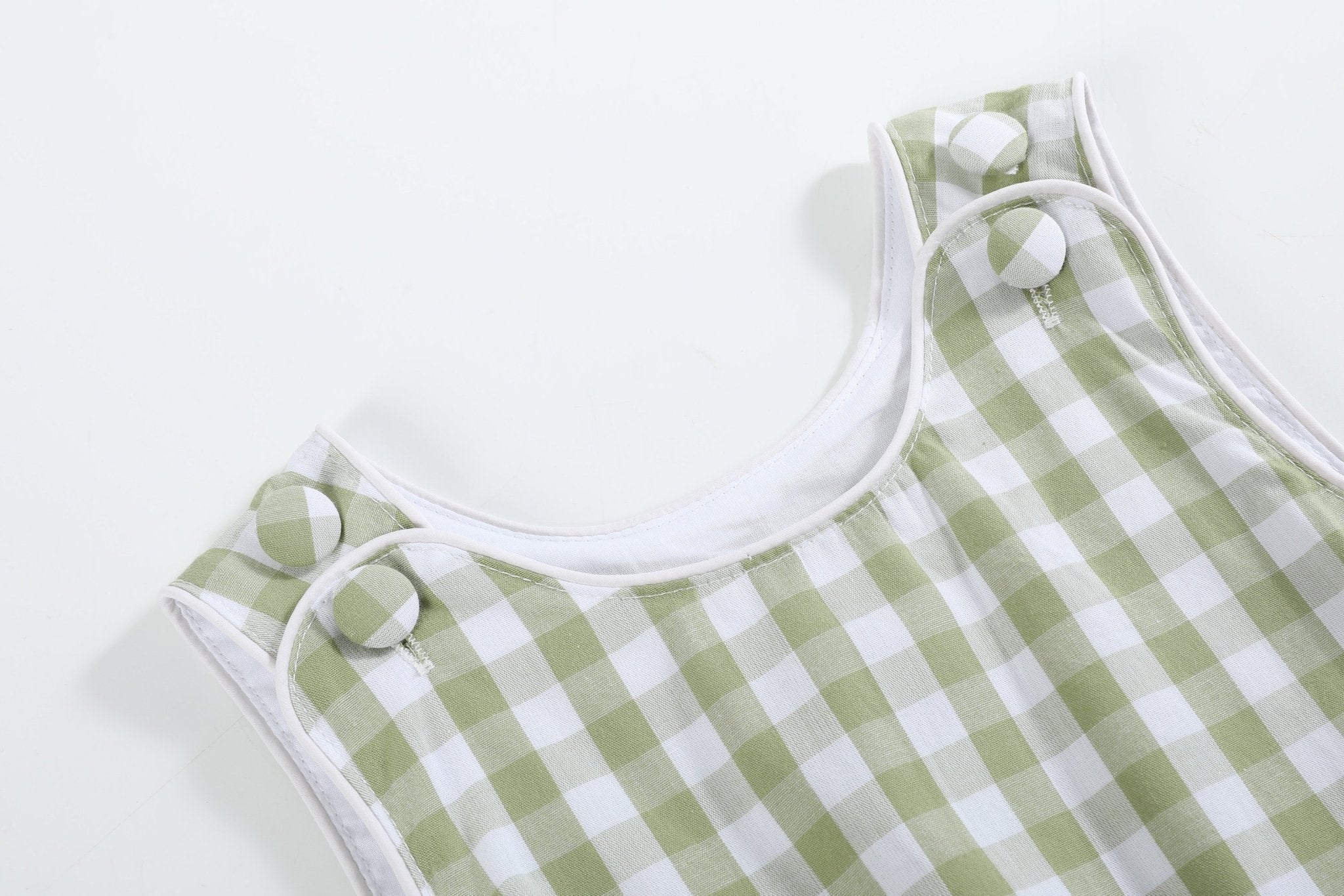 Sage Green Baby Bubble Romper