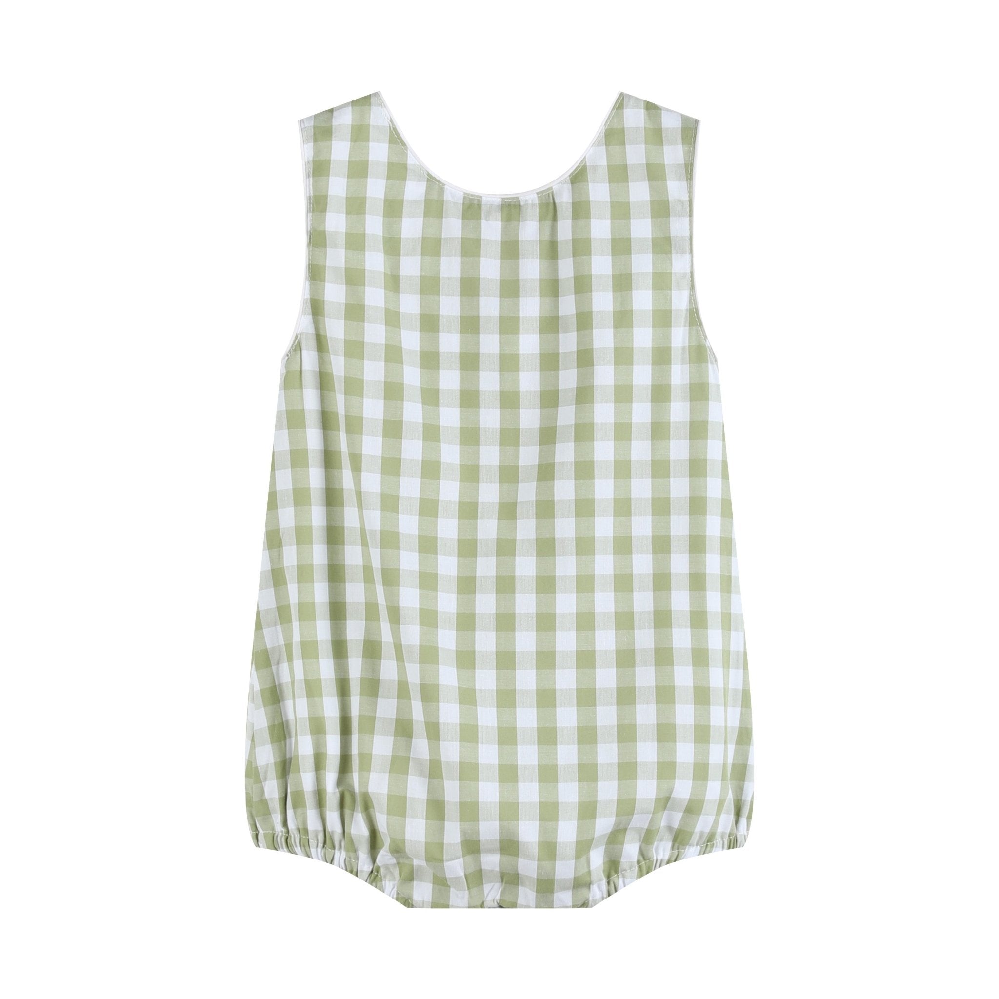 Sage Green Baby Bubble Romper