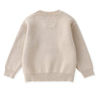 Sand Beige Football Sweater