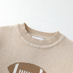 Sand Beige Football Sweater
