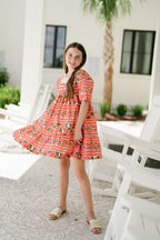 Girls Sara Collar Dress