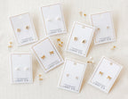 Screwback Stud Earrings - Clara Cross