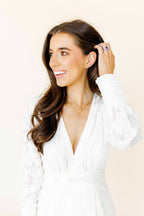 Screwback Stud Earrings - Clara Cross