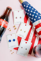 Screwback Stud Earrings - Marina