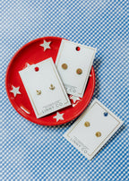 Screwback Stud Earrings - Marina