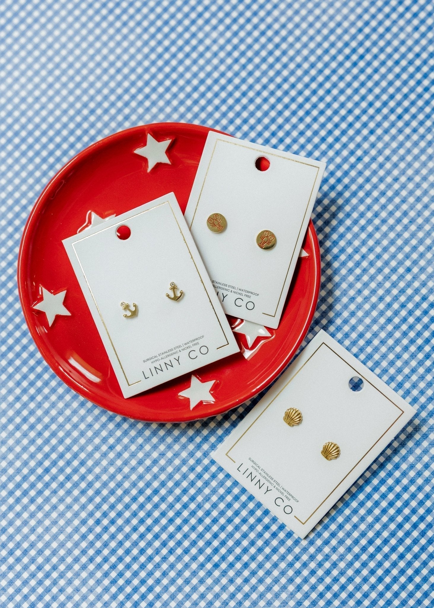 Screwback Stud Earrings - Marina