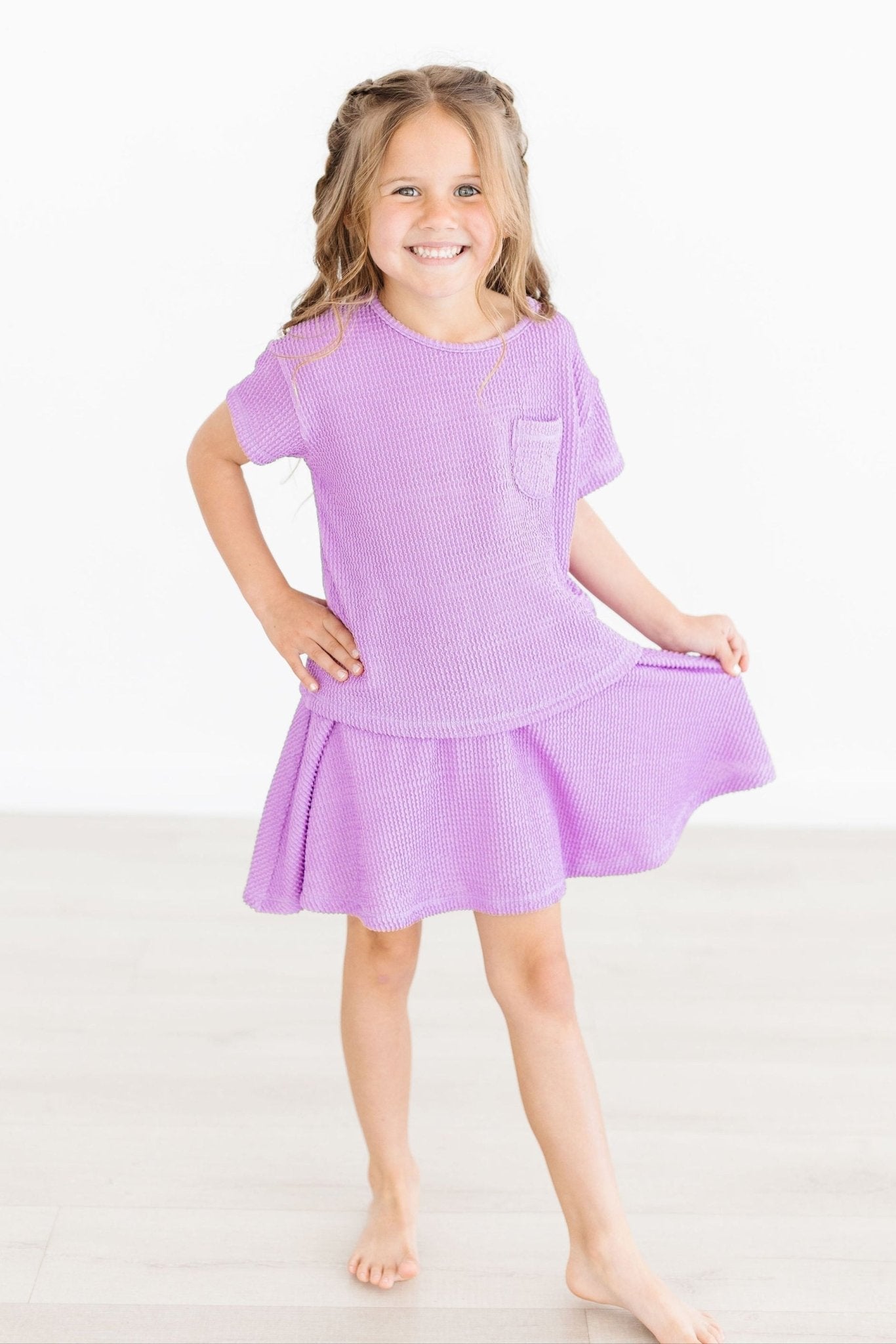 Scrunchy Twirl Skort - Blissfully Lavender BoutiqueMila & Rose ®