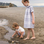 Girls Blue Check Selah Dress