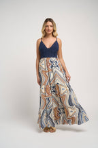 Seneiya Crochet Dress Blue - Blissfully Lavender BoutiqueGuadalupe Design