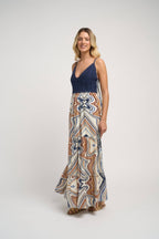 Seneiya Crochet Dress Blue - Blissfully Lavender BoutiqueGuadalupe Design