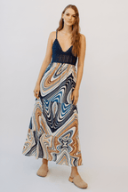 Seneiya Crochet Dress Blue - Blissfully Lavender BoutiqueGuadalupe Design