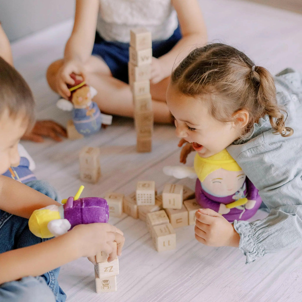 Catholic Wooden Alphabet Blocks Set