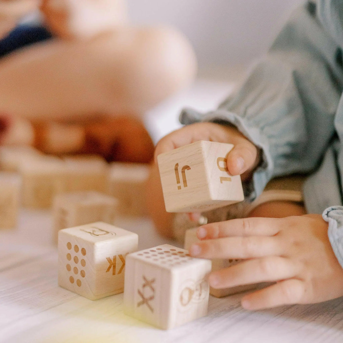 Catholic Wooden Alphabet Blocks Set