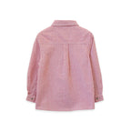Boys Red Strip Buttondown Collar Shirt