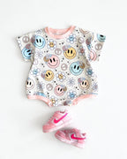 Groovy Girl Short Sleeve Bubble Romper