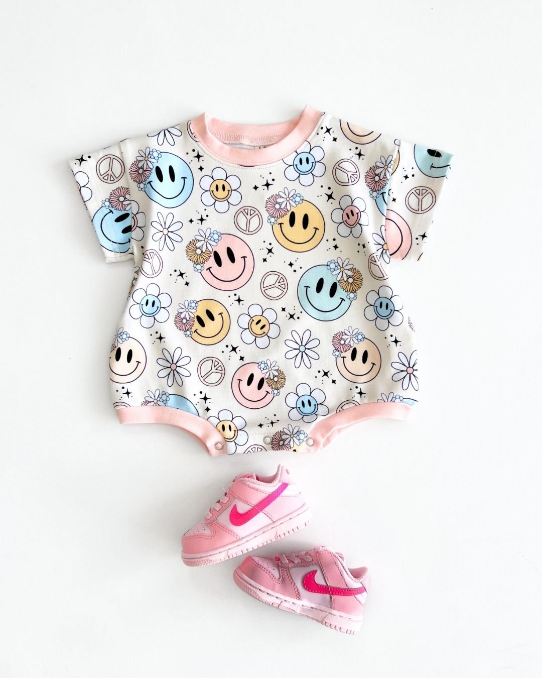 Groovy Girl Short Sleeve Bubble Romper