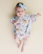 Groovy Girl Short Sleeve Bubble Romper