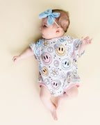 Groovy Girl Short Sleeve Bubble Romper