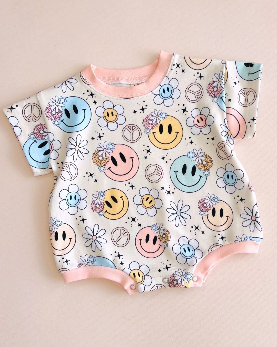 Groovy Girl Short Sleeve Bubble Romper