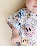 Groovy Girl Short Sleeve Bubble Romper