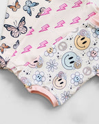 Groovy Girl Short Sleeve Bubble Romper