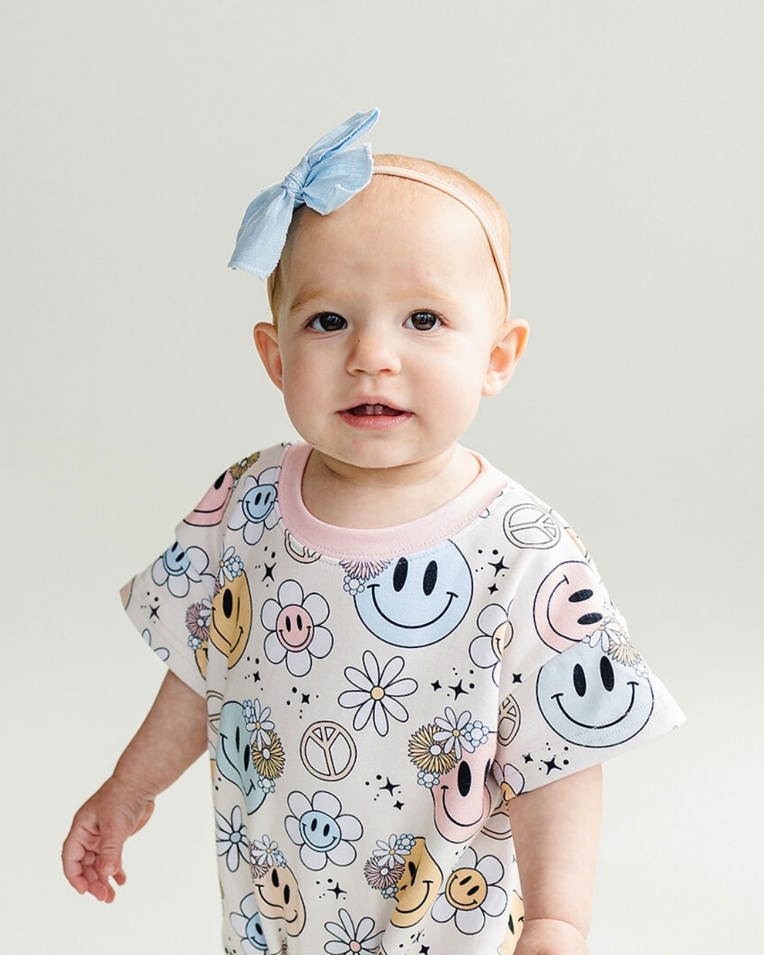 Groovy Girl Short Sleeve Bubble Romper