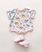 Groovy Girl Short Sleeve Bubble Romper