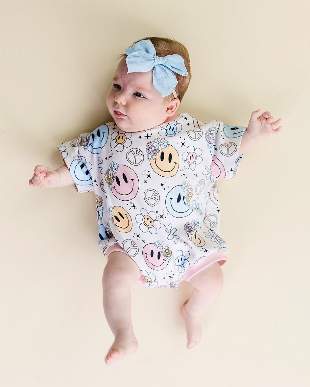 Groovy Girl Short Sleeve Bubble Romper
