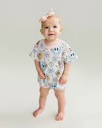 Groovy Girl Short Sleeve Bubble Romper