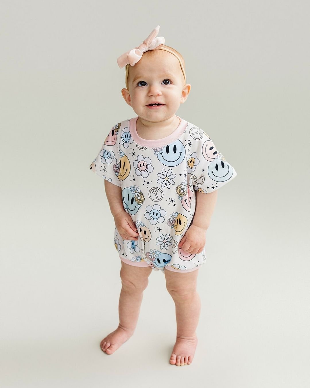 Groovy Girl Short Sleeve Bubble Romper