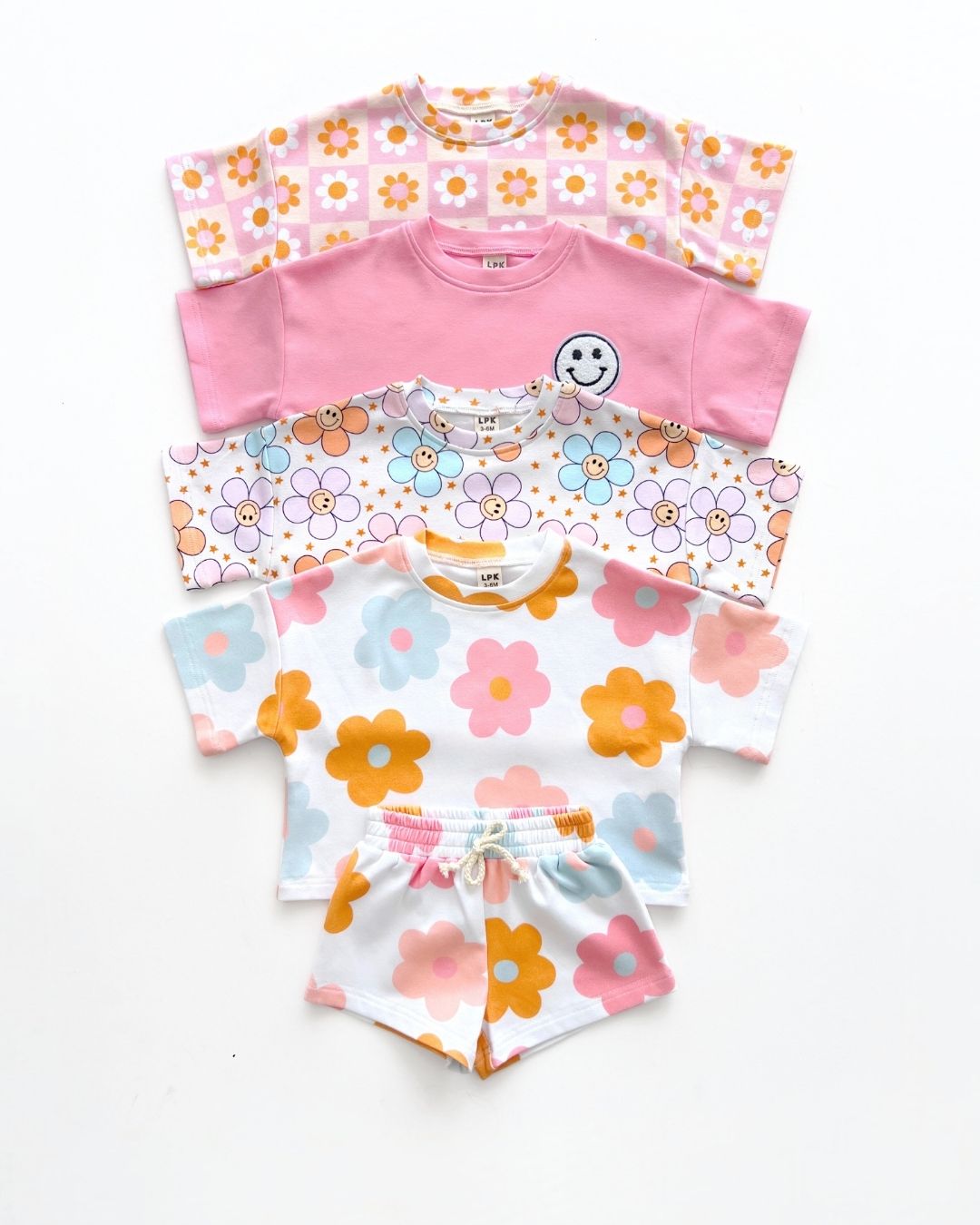 Daisy Pop Bamboo Shorts Set