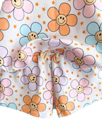 Girls Ditzy Daisy Shorts Set