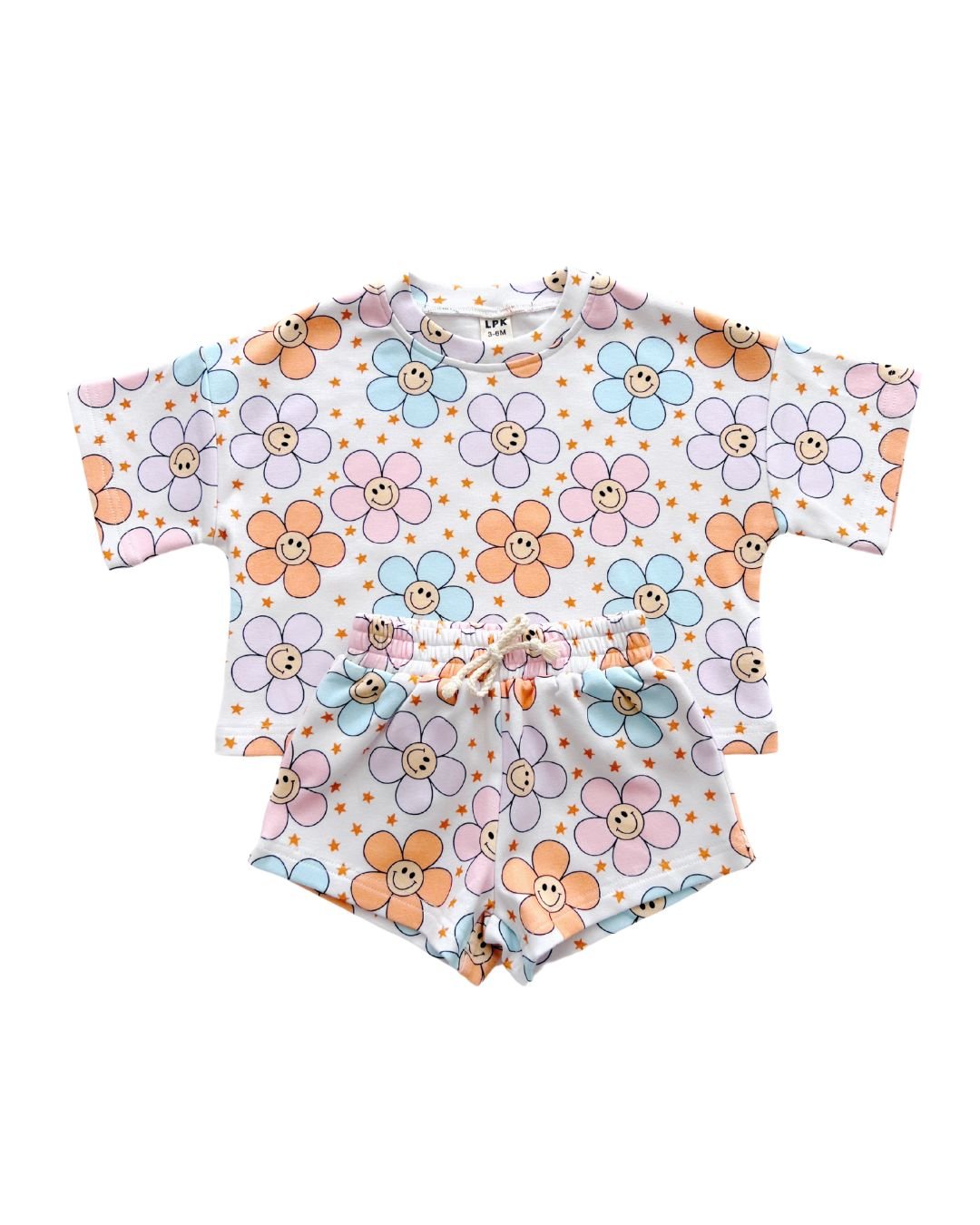 Girls Ditzy Daisy Shorts Set