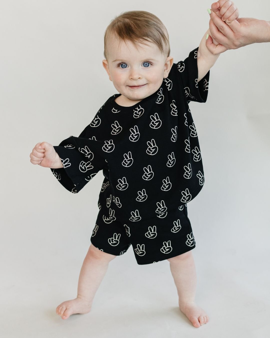 Good Vibes Cotton Shorts Set