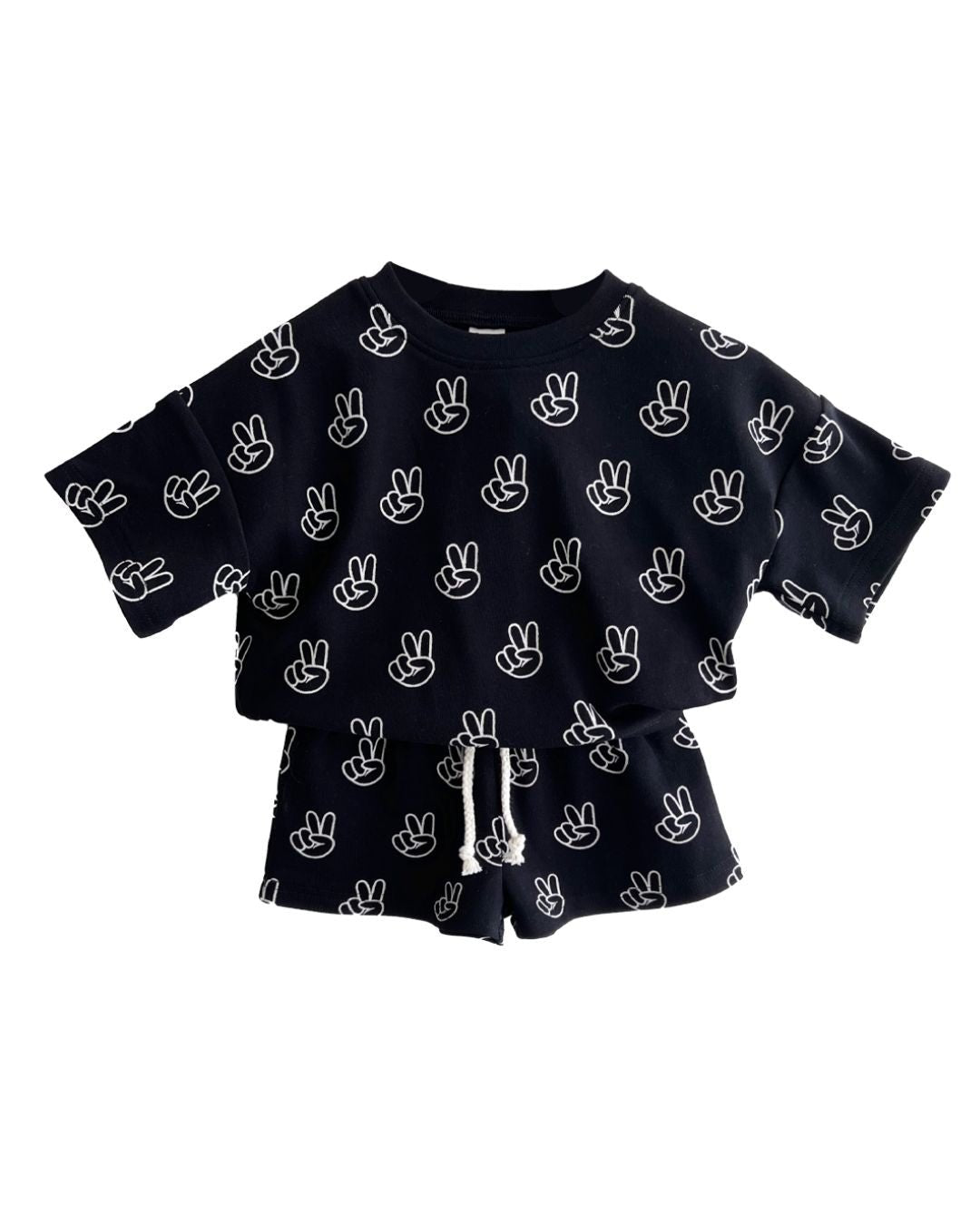 Good Vibes Cotton Shorts Set