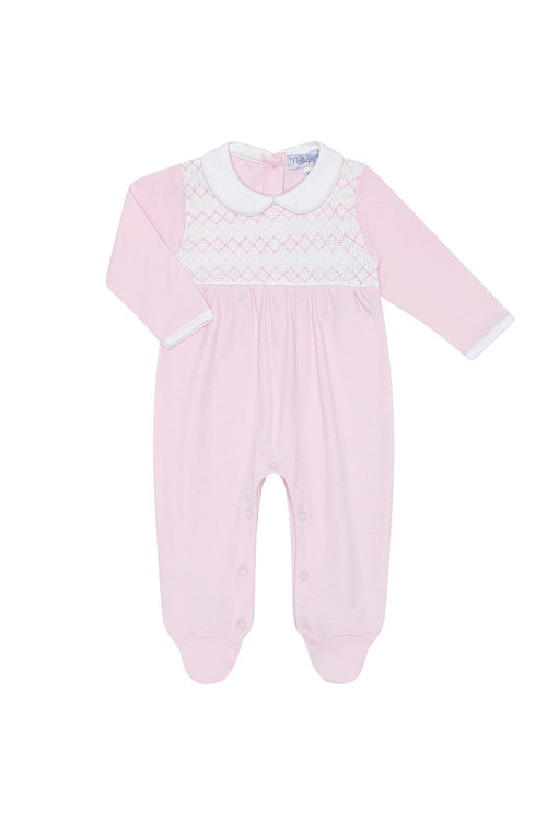 Signature Smocked Girls Footie