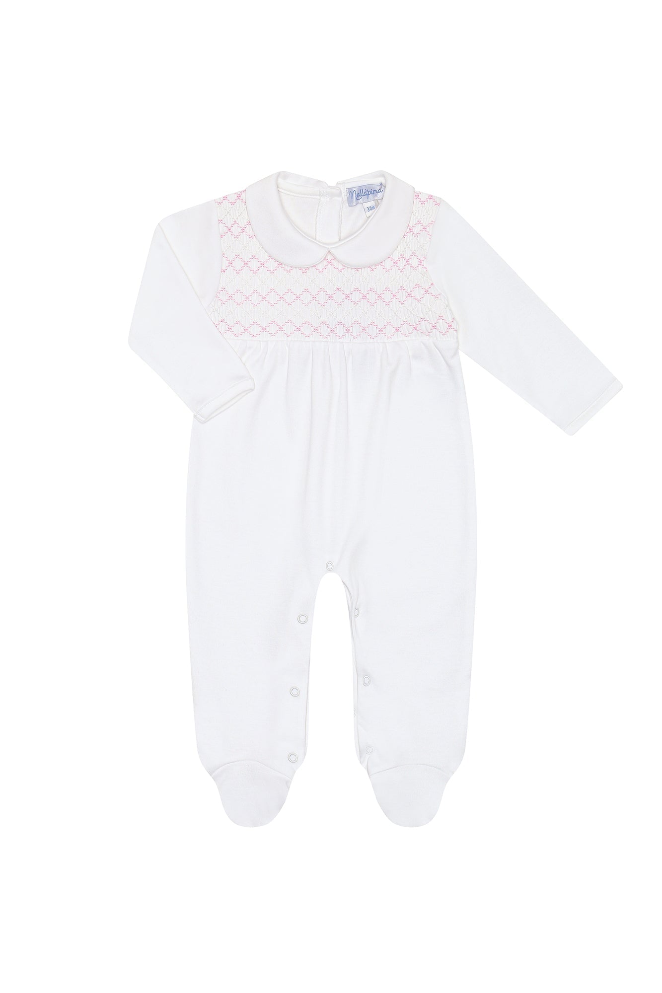 Signature Smocked Girls Footie
