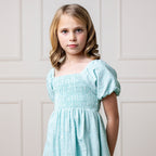 Smocked Bubble Sleeve Dress - Blissfully Lavender BoutiqueHope & Henry