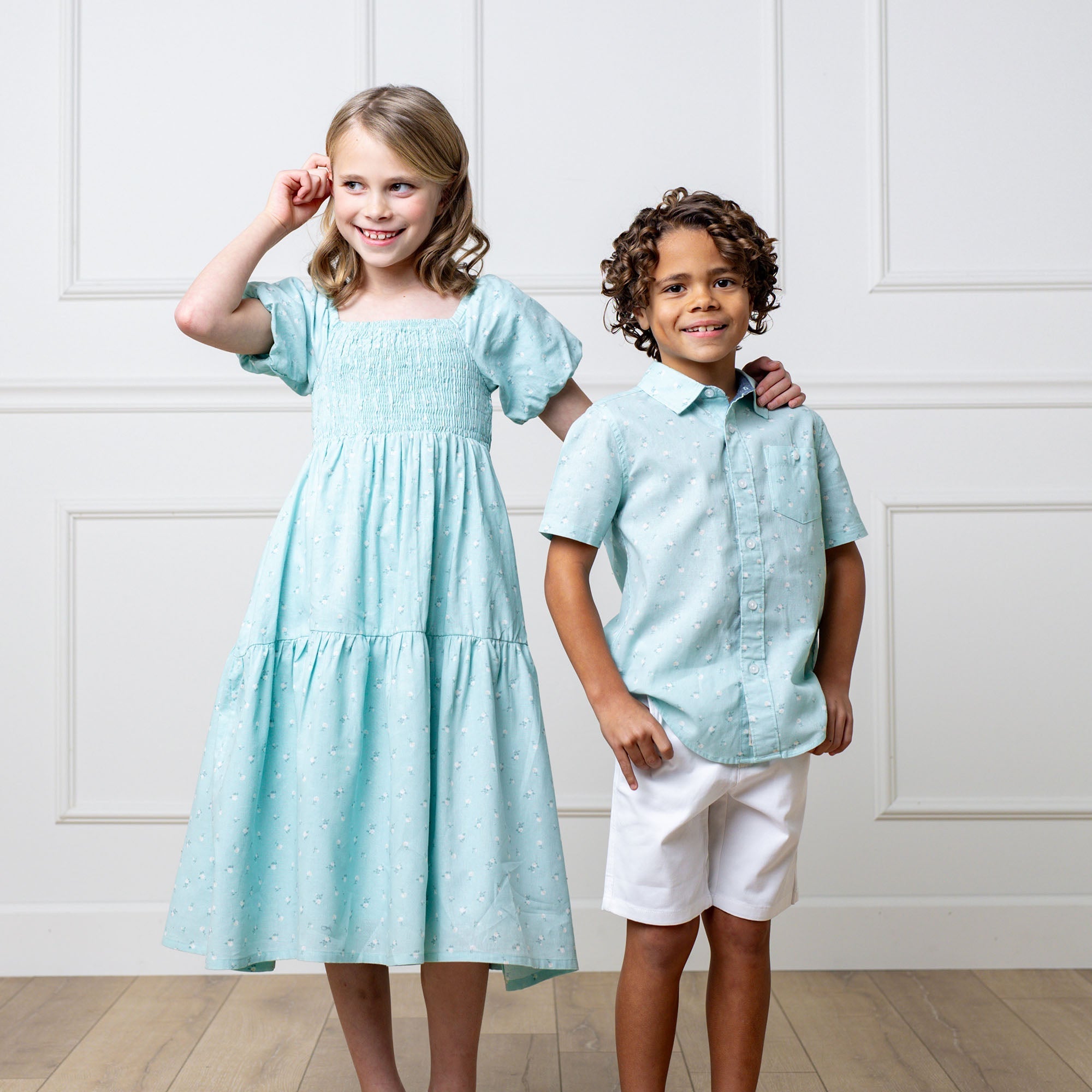 Smocked Bubble Sleeve Dress - Blissfully Lavender BoutiqueHope & Henry