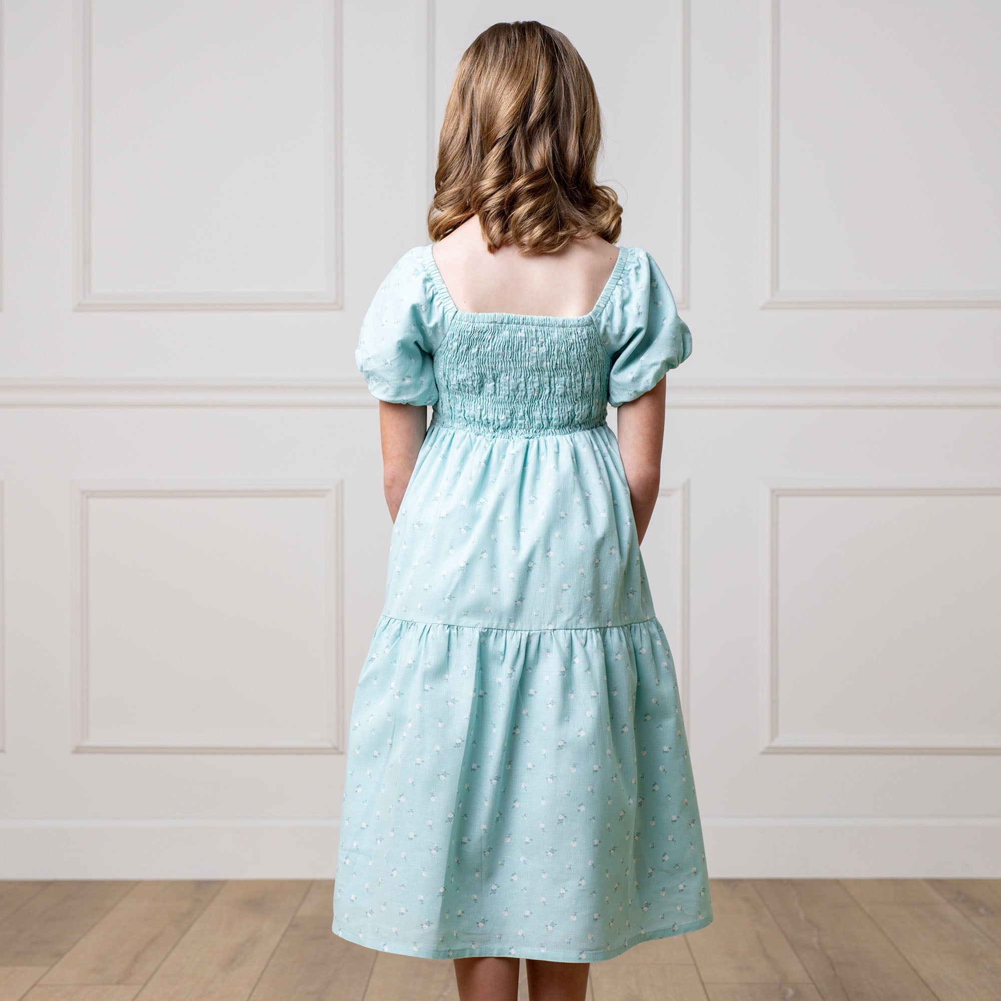 Smocked Bubble Sleeve Dress - Blissfully Lavender BoutiqueHope & Henry