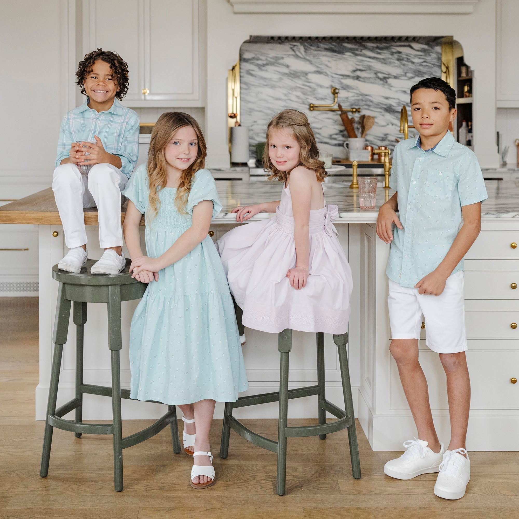 Smocked Bubble Sleeve Dress - Blissfully Lavender BoutiqueHope & Henry