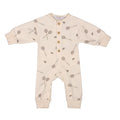 Sok Ivory Cotton Badminton Print Romper - Blissfully Lavender BoutiqueBebe Sweeny