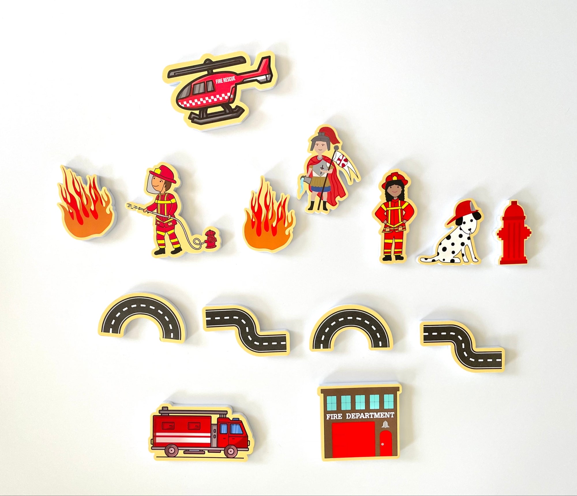 St. Florian's Firefighter Bath Toy Set - Blissfully Lavender BoutiqueSaintly Heart