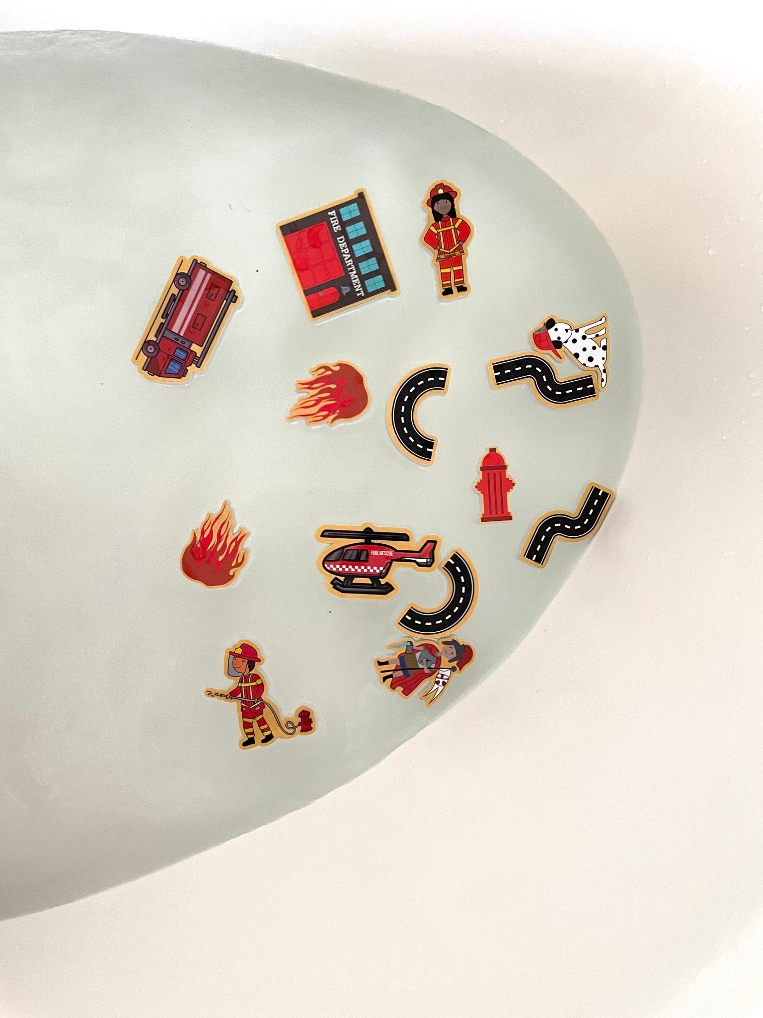 St. Florian's Firefighter Bath Toy Set - Blissfully Lavender BoutiqueSaintly Heart