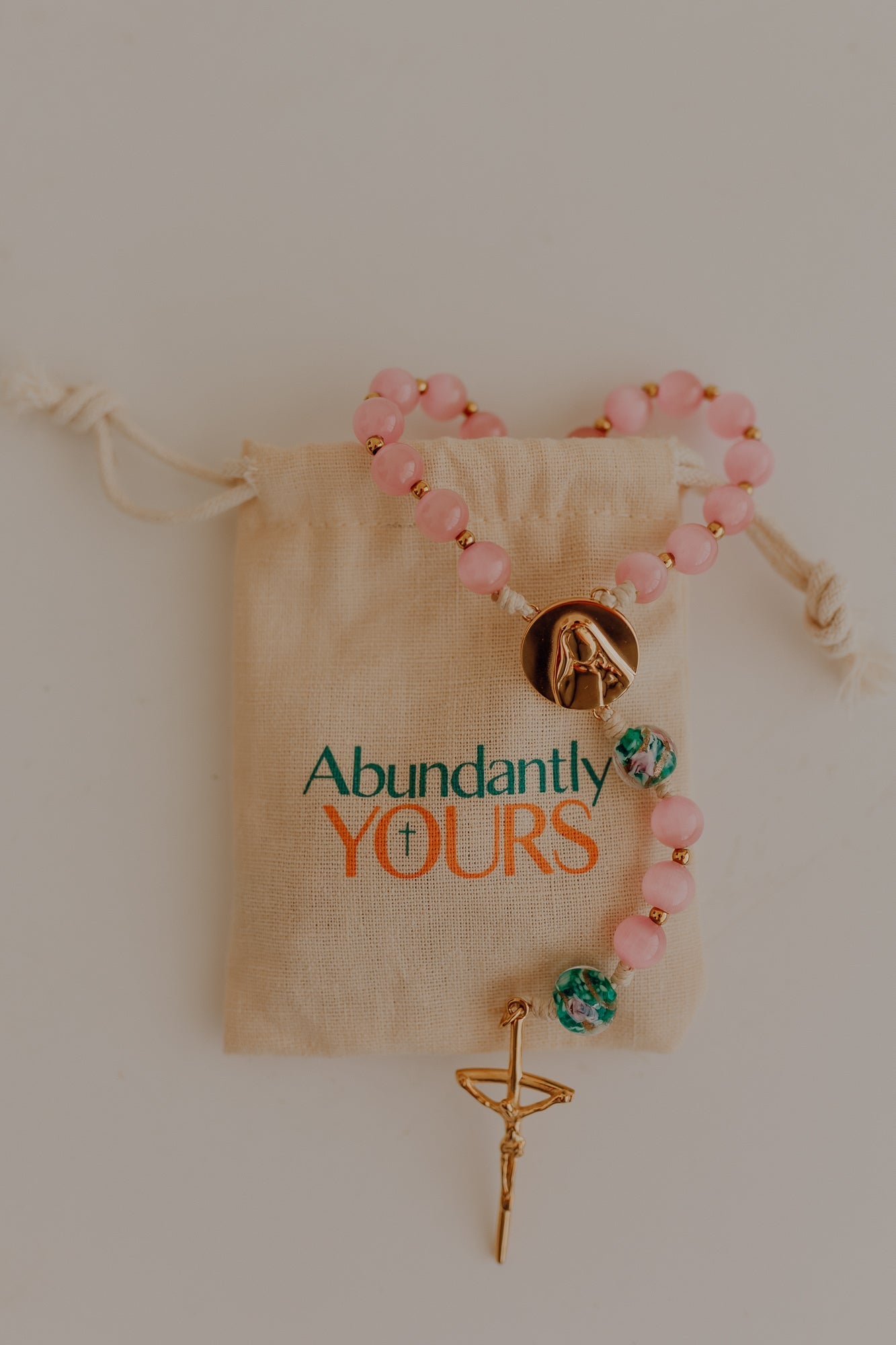 St. Therese of Lisieux Rosary – The Little Flower Beads - Blissfully Lavender BoutiqueAbundantly Yours Shop