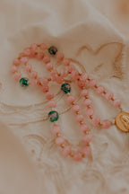 St. Therese of Lisieux Rosary – The Little Flower Beads - Blissfully Lavender BoutiqueAbundantly Yours Shop
